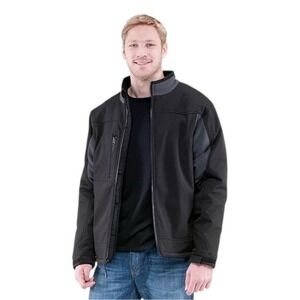 NWT RefrigiWear Work Jacket Men's Small Black 0490R Softshell Insulated Zip $135